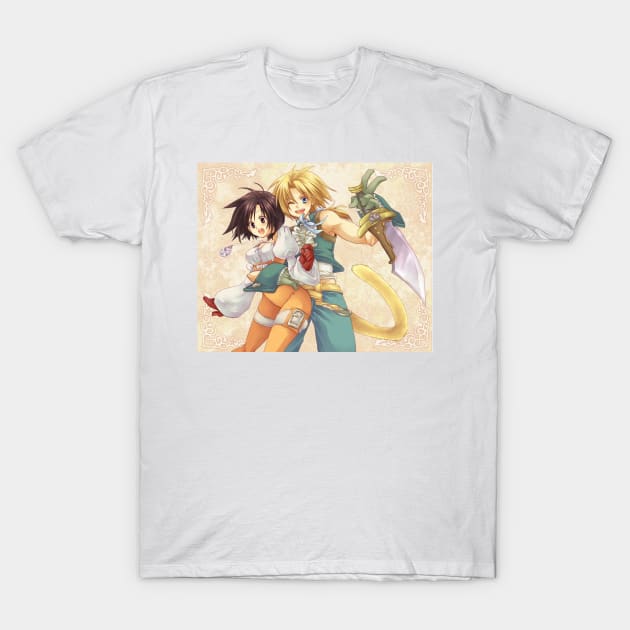 Zidane and Garnet T-Shirt by FranGSal